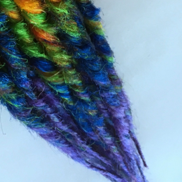 20 Rainbow Ombre Dreads Dreadlocks Hair Extensions main image 4
